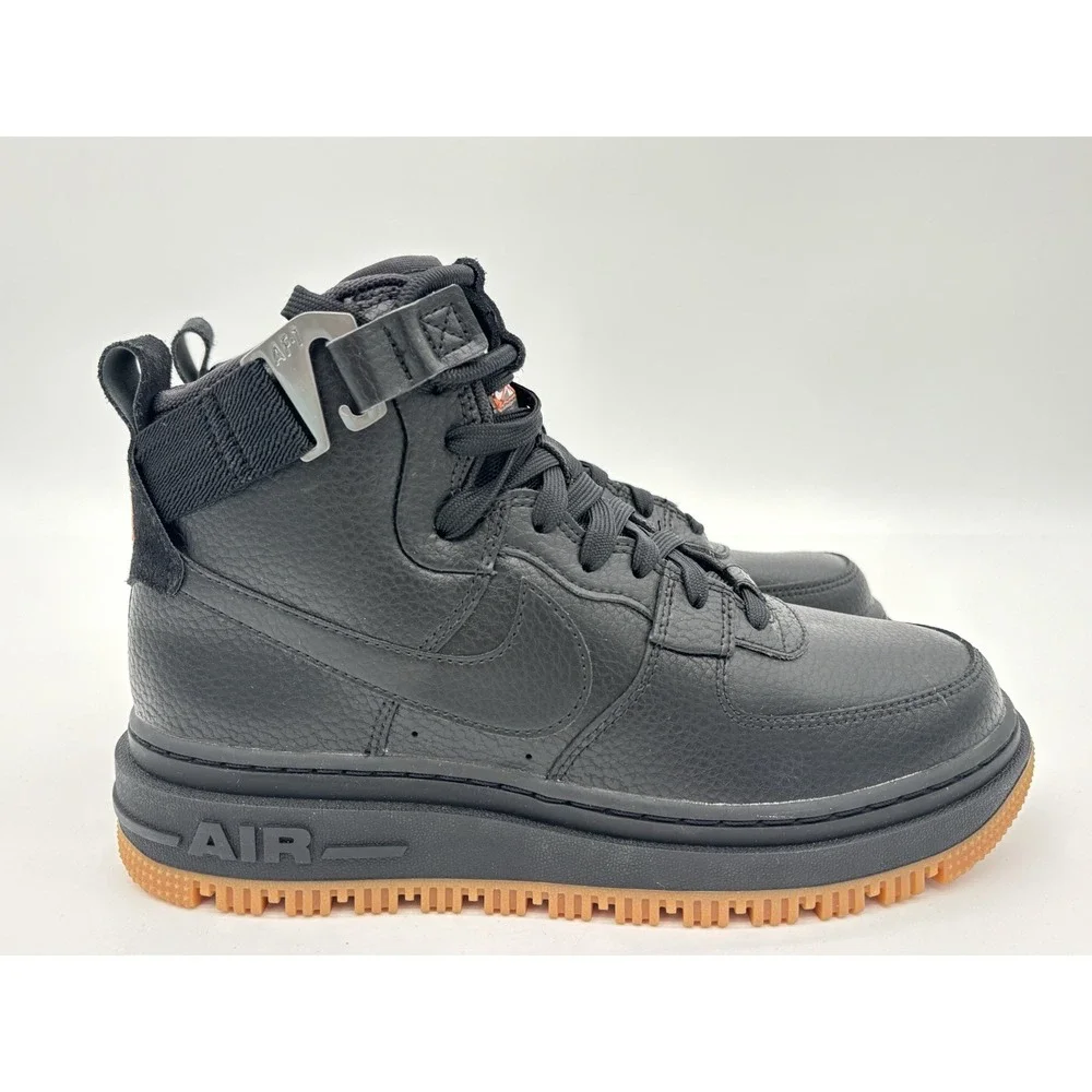 Nike Air Force 1 High Utility 2.0 Black Medium Brown 2021 DC3584-001 Full Box